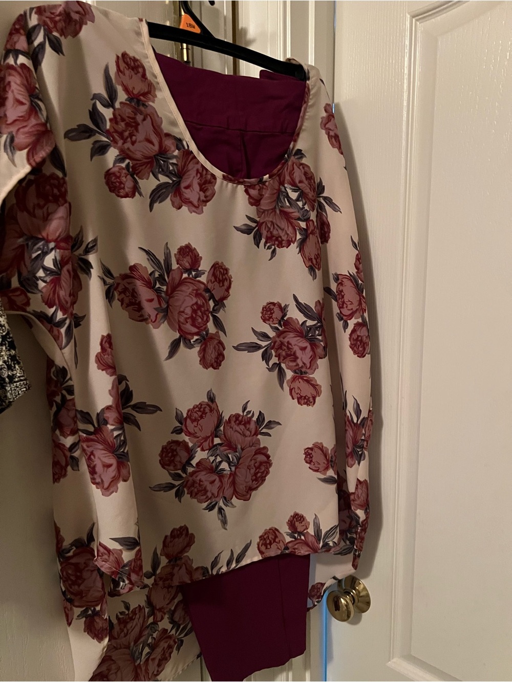Live 4 Truth Cream Tunic with Rose Floral Print